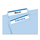 Avery Printable 4" x 6" - Permanent File Folder Labels, 0.69 x 3.44, White, 7/Sheet, 36 Sheets/Pack, (5200)
