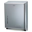 San Jamar C-Fold/Multifold Towel Dispenser, 11.38 x 4 x 14.75, Chrome