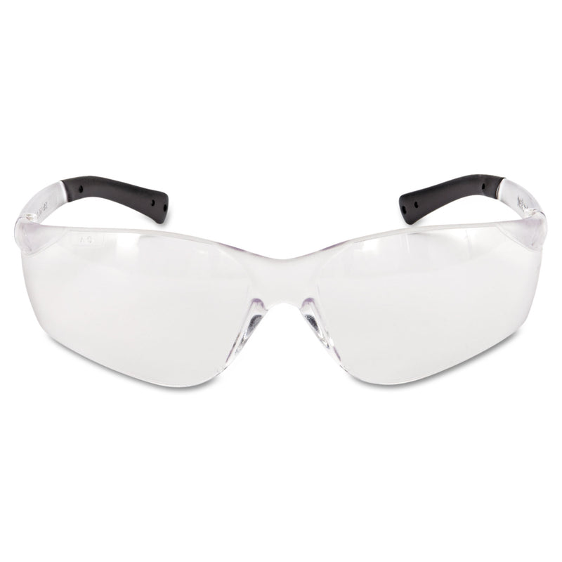 MCR BearKat Safety Glasses, Frost Frame, Clear Lens