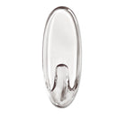 Command Clear Hooks and Strips, Plastic, Medium, 2 Hooks and 4 Strips/Pack