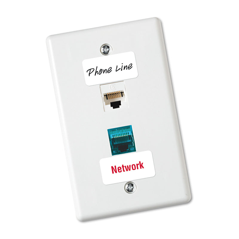 Avery Removable Multi-Use Labels, Inkjet/Laser Printers, 0.75 x 1.5, White, 14/Sheet, 36 Sheets/Pack, (5430)