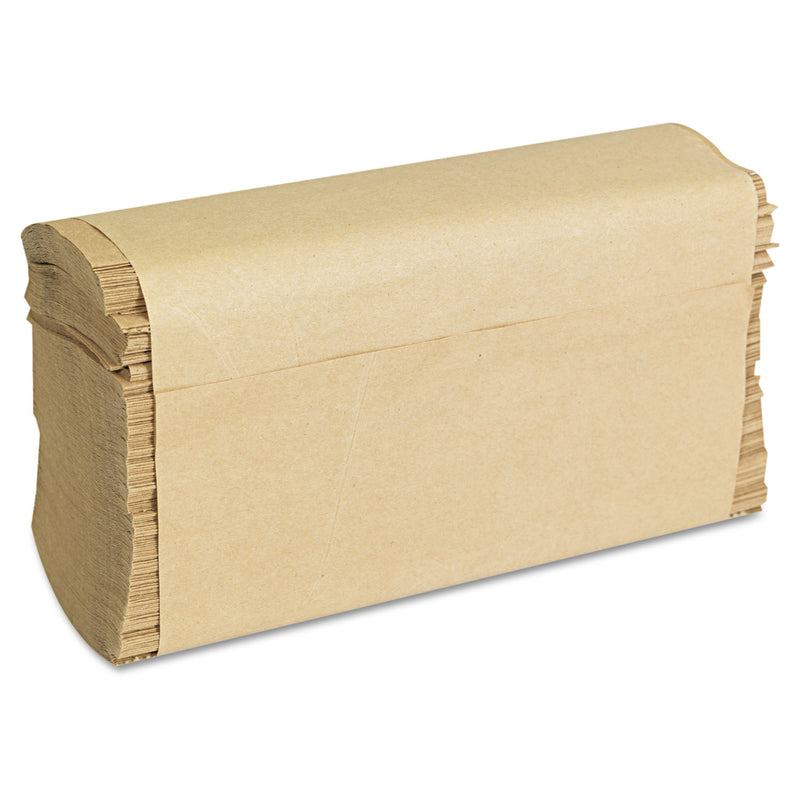 GEN Folded Paper Towels, Multifold, 9 x 9.45, Natural, 250 Towels/Pack, 16 Packs/Carton