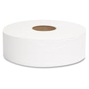 GEN JRT Jumbo Bath Tissue, Septic Safe, 1-Ply, White, 3.63" x 2,250 ft, 6 Rolls/Carton