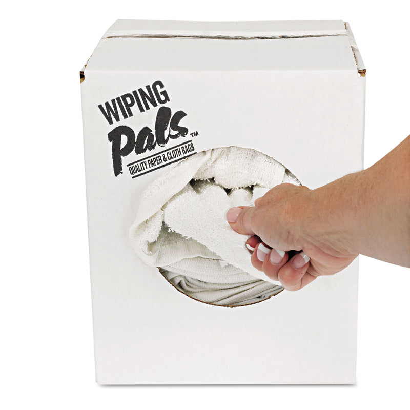 HOSPECO Counter Cloth/Bar Mop, 15.5 x 17, White, Cotton, 60/Carton