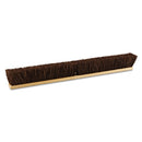 Boardwalk Floor Brush Head, 3.25" Brown Palmyra Fiber Bristles, 36" Brush