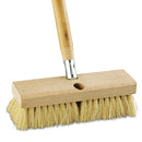 Boardwalk Deck Brush Head, 2" White Tampico Bristles, 10" Brush