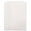Bagcraft Grease-Resistant Single-Serve Bags, 6" x 7.25", White, 2,000/Carton