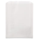 Bagcraft Grease-Resistant Single-Serve Bags, 6.5" x 8", White, 2,000/Carton