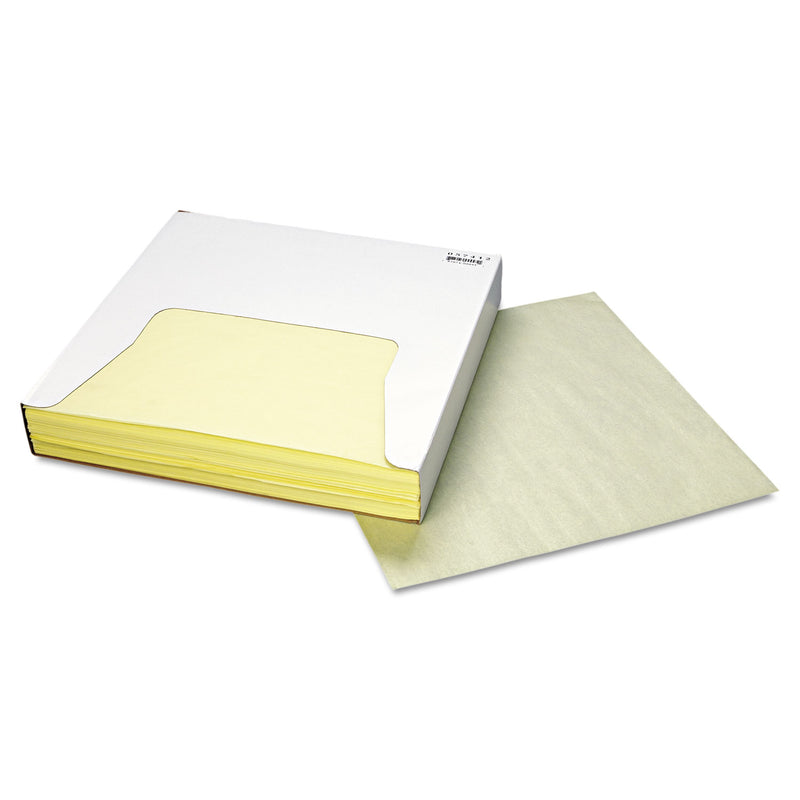 Bagcraft Grease-Resistant Paper Wraps and Liners, 12 x 12, Yellow, 1,000/Box, 5 Boxes/Carton
