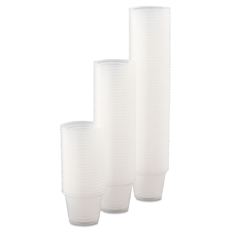 Dart Conex Complements Portion/Medicine Cups, 1 oz, Clear, 125/Bag, 20 Bags/Carton
