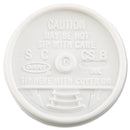 Dart Sip Thru Lids, Fits 6 oz to 10 oz Cups, White, 100/Pack, 10 Packs/Carton