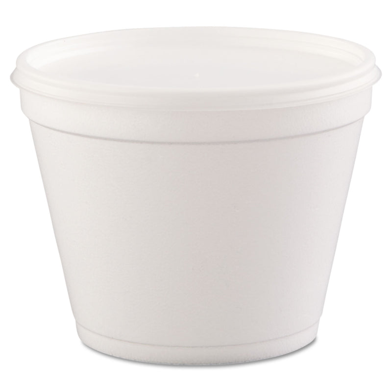 Dart Foam Containers, 24 oz, White, 25/Bag, 20 Bags/Carton