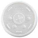 Dart Plastic Cold Cup Lids, Fits 10 oz Cups, Translucent, 100 Pack, 10 Packs/Carton