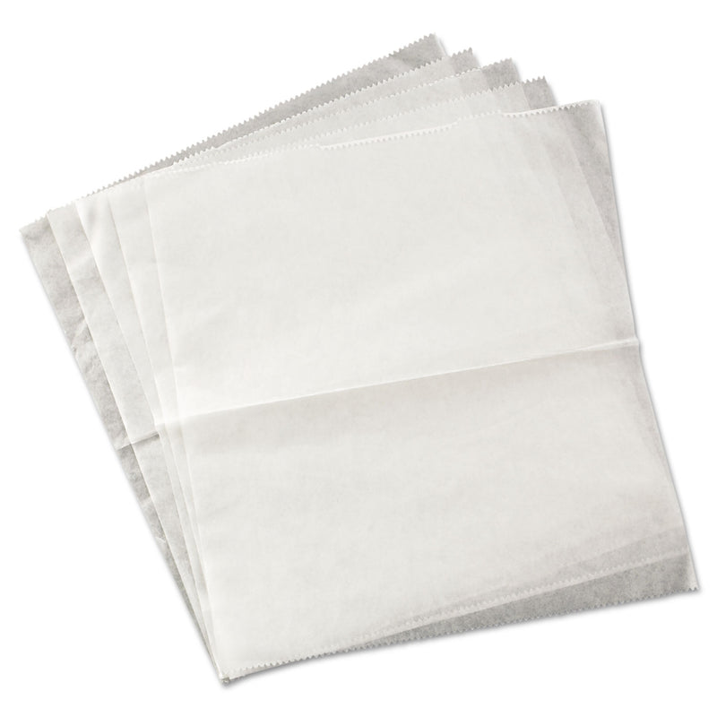 Bagcraft QF10 Interfolded Dry Wax Deli Paper, 10 x 10.25, White, 500/Box, 12 Boxes/Carton