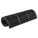 Crown Safewalk Heavy-Duty Anti-Fatigue Drainage Mat, General Purpose, 36 x 60, Black