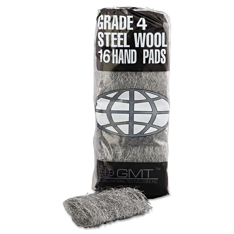 GMT Industrial-Quality Steel Wool Hand Pads,
