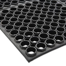 Crown Safewalk Heavy-Duty Anti-Fatigue Drainage Mat, General Purpose, 36 x 60, Black