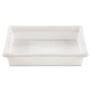 Rubbermaid Food/Tote Boxes, 8.5 gal, 26 x 18 x 6, White, Plastic