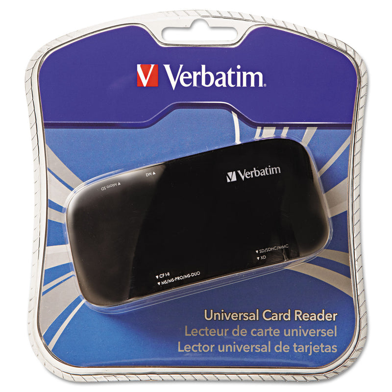 Verbatim Universal 2.0 Card Reader, 480 MBps, USB 2.0