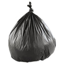 Inteplast Group High-Density Interleaved Commercial Can Liners, 45 gal, 22 microns, 40" x 48", Black, 150/Carton