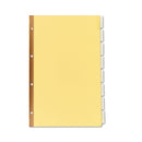 Avery Insertable Standard Tab Dividers, 8-Tab, 14 x 8.5,, Buff, 1 Set