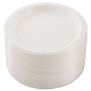 Dart Bare Eco-Forward Clay-Coated Paper Dinnerware, Plate, 8.5" dia, White, 125/Pack, 4 Packs/Carton