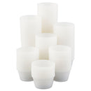 Dart Polystyrene Portion Cups, 3.25 oz, Translucent, 250/Bag, 10 Bags/Carton