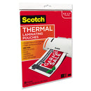 Scotch Laminating Pouches, 3 mil, 9" x 11.5", Gloss Clear, 20/Pack