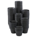 Dart Polystyrene Portion Cups, 4 oz, Black, 250/Bag, 10 Bags/Carton