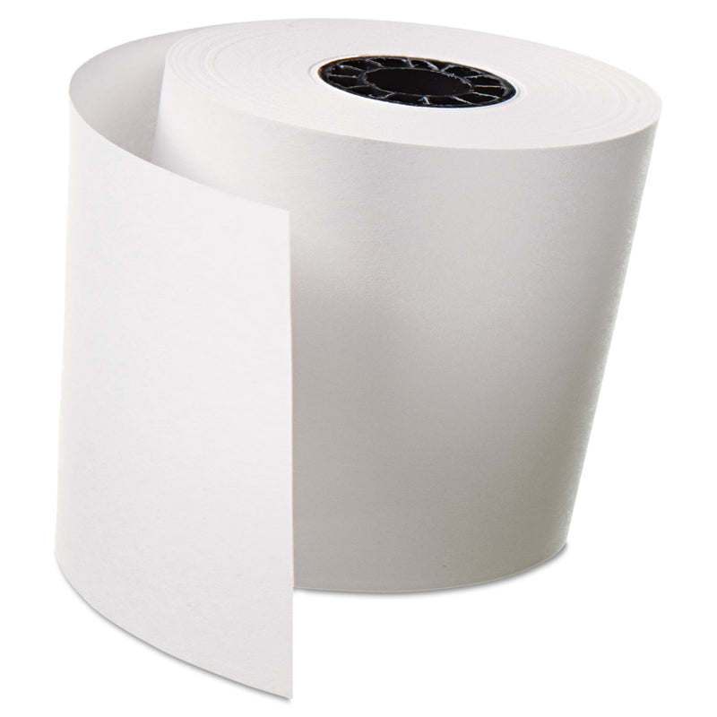 Iconex Impact Bond Paper Rolls, 3" x 85 ft, White, 50/Carton