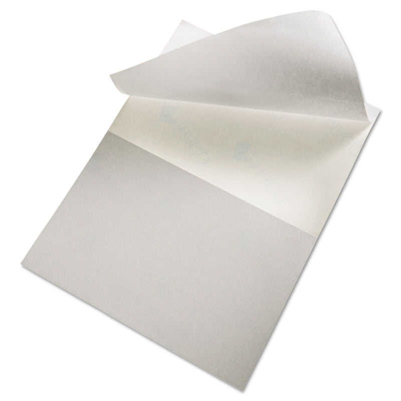 MACO Cover-All Opaque Laser/Inkjet Shipping Labels, Internet Format, 5.5 x 8.5, White, 2 Labels/Sheet, 100 Sheets/Box