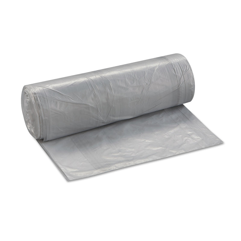 Inteplast Group Low-Density Commercial Can Liners, 30 gal, 0.58 mil, 30" x 36", Clear, 250/Carton