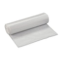 Inteplast Group High-Density Interleaved Commercial Can Liners, 33 gal, 11 microns, 33" x 40", Clear, 500/Carton
