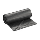 Inteplast Group High-Density Commercial Can Liners, 60 gal, 22 microns, 38" x 60", Black, 150/Carton