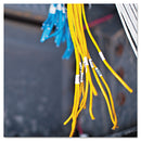 DYMO Rhino Flexible Nylon Industrial Label Tape, 0.5" x 11.5 ft, White/Black Print