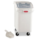 Rubbermaid ProSave Mobile Ingredient Bin, 26.18 gal, 15.5 x 29.5 x 28, White, Plastic