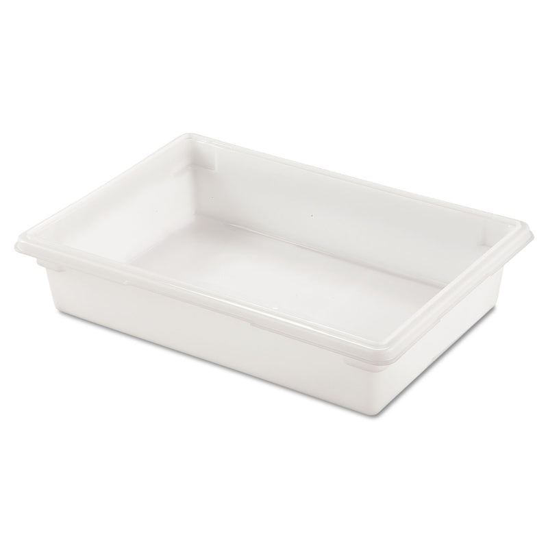 Rubbermaid Food/Tote Boxes, 8.5 gal, 26 x 18 x 6, White, Plastic