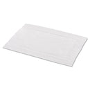 Hoffmaster Classic Embossed Straight Edge Placemats, 10 x 14, White, 1,000/Carton