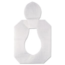 HOSPECO Health Gards Toilet Seat Covers, Half-Fold, 14.25 x 16.5, White, 250/Pack, 4 Packs/Carton