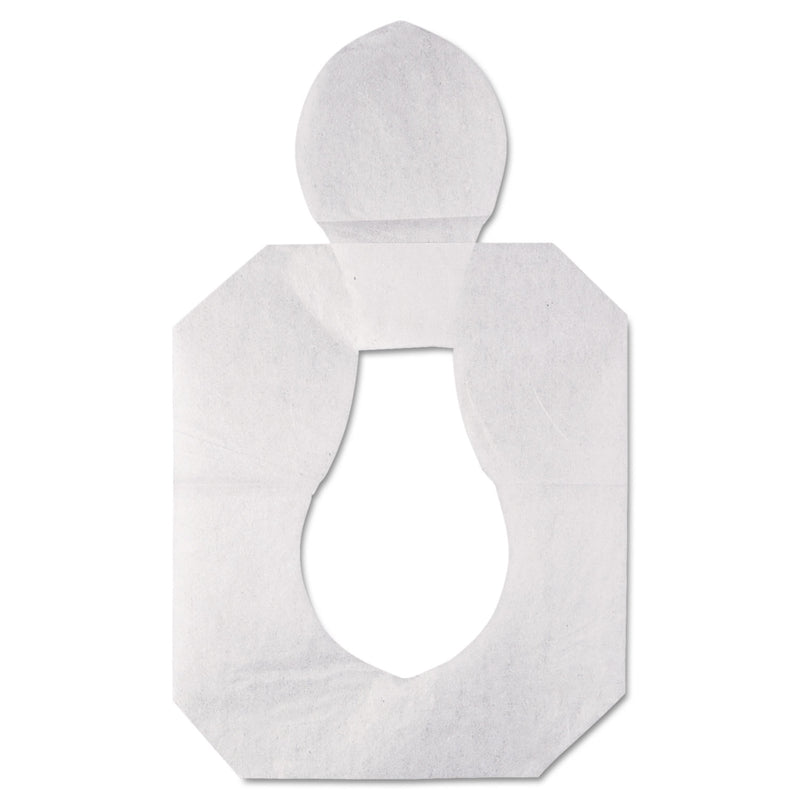 HOSPECO Health Gards Toilet Seat Covers, Half-Fold, 14.25 x 16.5, White, 250/Pack, 4 Packs/Carton