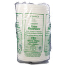 Dart Laminated Foam Dinnerware, Plate, 3-Compartment, 10.25" dia, White, 125/Pack, 4 Packs/Carton