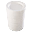 Dart Quiet Classic Laminated Foam Dinnerware, Plate, 9" dia, White, 125/Pack, 4 Packs/Carton