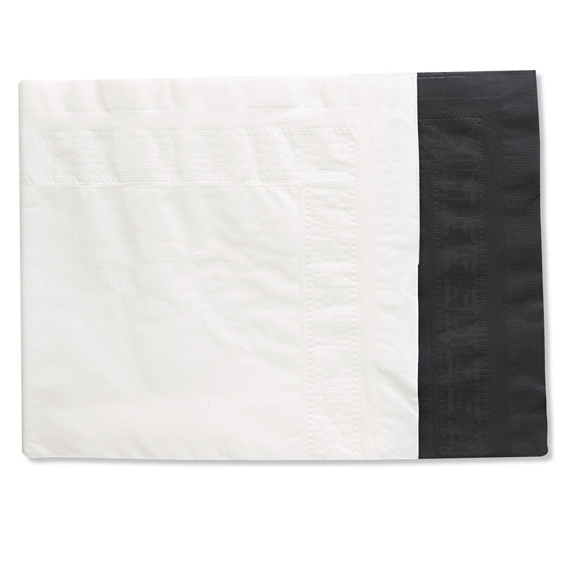 Hoffmaster Cellutex Table Covers, Tissue/Polylined, 54" x 108", White, 25/Carton