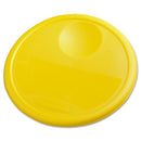 Rubbermaid Round Storage Container Lids, 13.5" Diameter, Yellow, Plastic