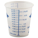 Dart Paper Medical and Dental Graduated Cups, 3 oz, White/Blue, 100/Bag, 50 Bags/Carton