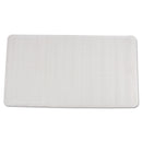 Rubbermaid Safti-Grip Latex-Free Vinyl Bath Mat, 16 x 28, White