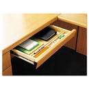 HON Laminate Angled Center Drawer, 22w x 15.38d x 2.5h, Harvest