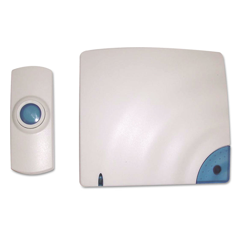 Tatco Wireless Doorbell, Battery Operated, 1.38 x 0.75 x 3.5, Bone