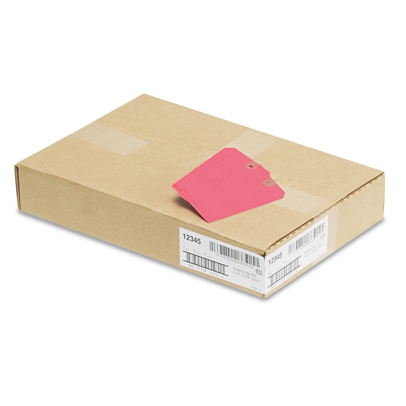 Avery Unstrung Shipping Tags, 11.5 pt.Stock, 4.75 x 2.38, Red, 1,000/Box