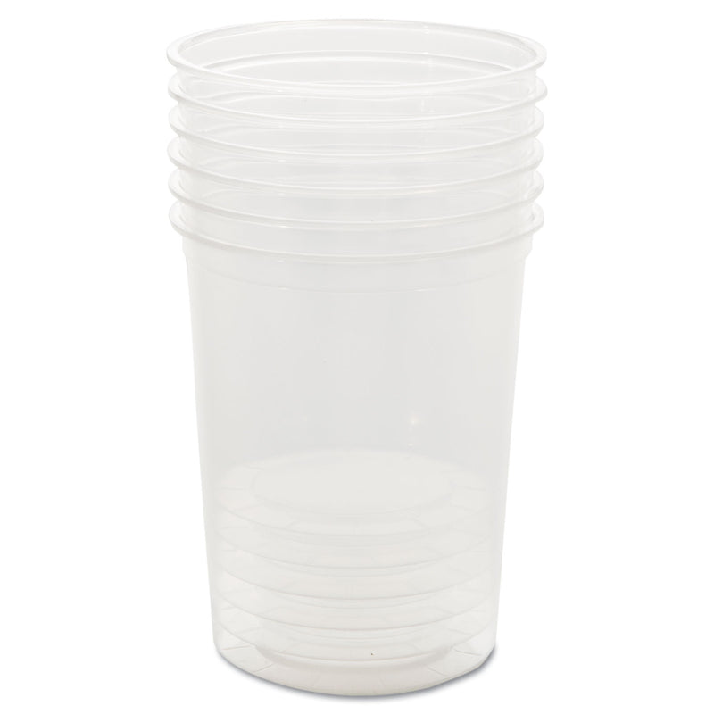 WNA Deli Containers, 32 oz, Clear, Plastic, 50/Pack, 10 Packs/Carton